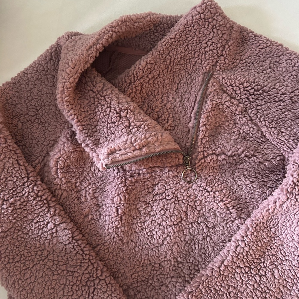 ZeroXposur Soft Pink Sherpa Jacket - Picture 2 of 4